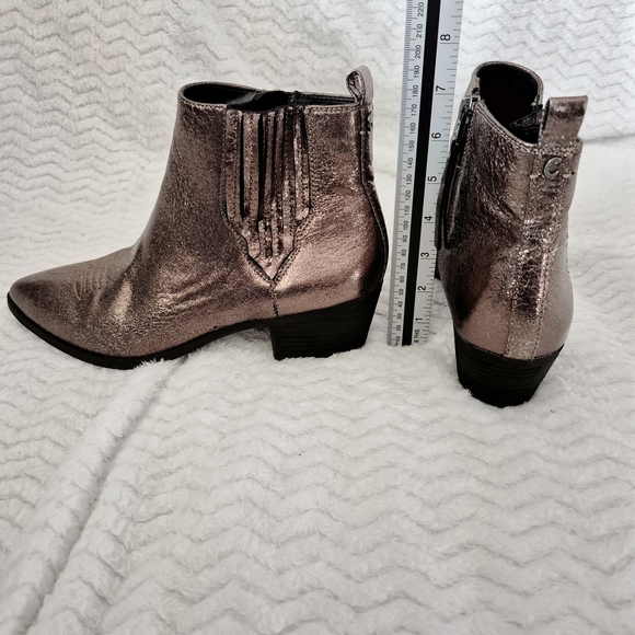 Circus by Sam Edelman Rose Gold  Sparkly Hartford Western Boots Size 10 - Picture 10 of 10